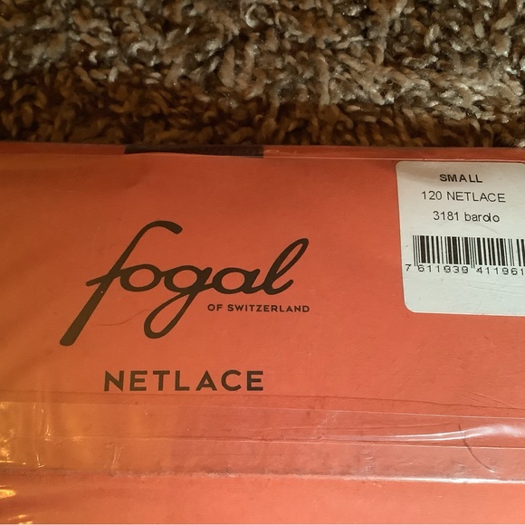 Fogal Netlace fishnet pantyhose, color barolo (dark red), size: S - Picture 11 of 12